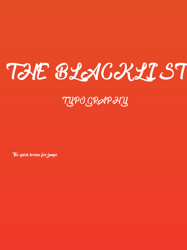 The Blacklist Poster