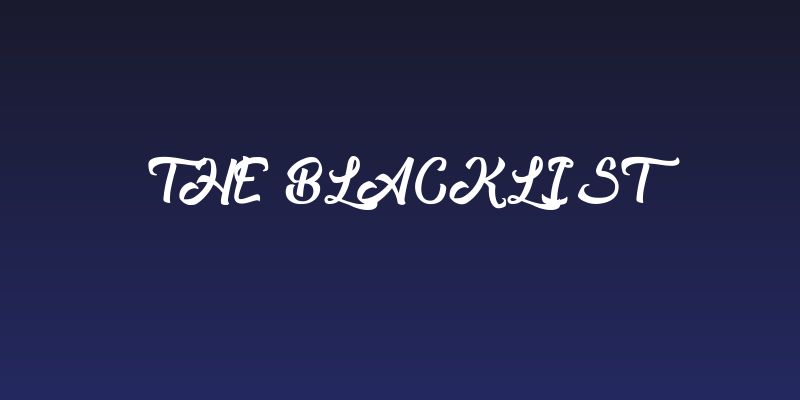 The Blacklist Social Header