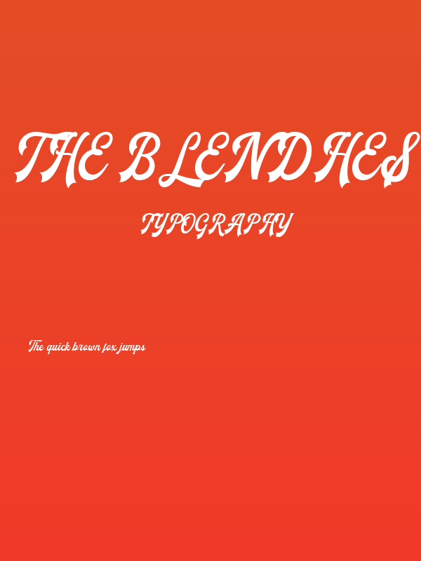The Blendhes - Demo Version Poster