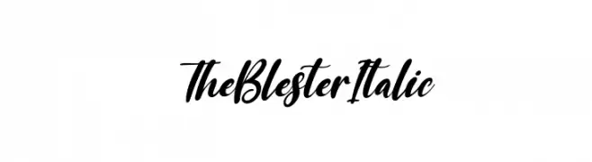 The Blester Italic  تنزيل الخطوط