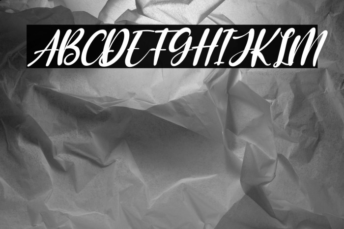 The Blester Italic Example 3