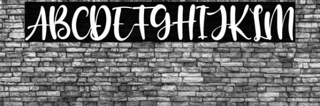 The Blester Font examples