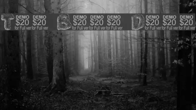The Blob Demo Font examples