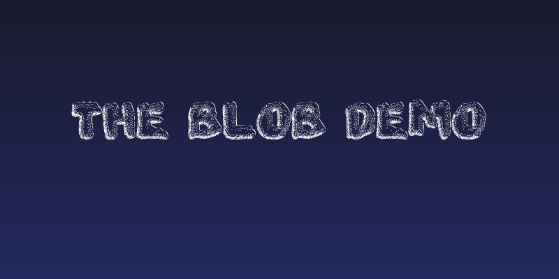 The Blob Demo Social Header