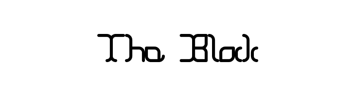 The Block  免费字体下载