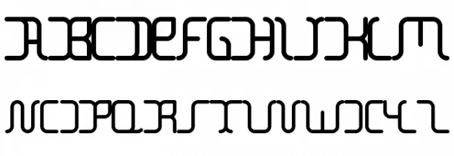 The Block Font Litere mari