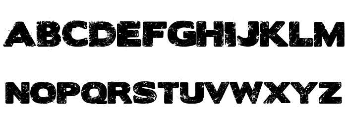 The Blood Shack Font LOWERCASE