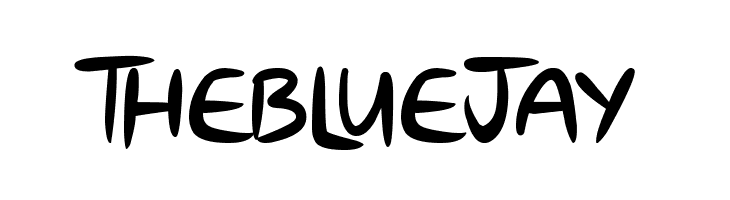 The Blue Jay  フリーフォントのダウンロード