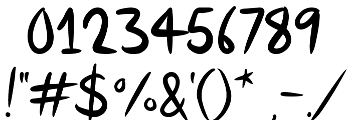The Blue Jay Font OTHER CHARS