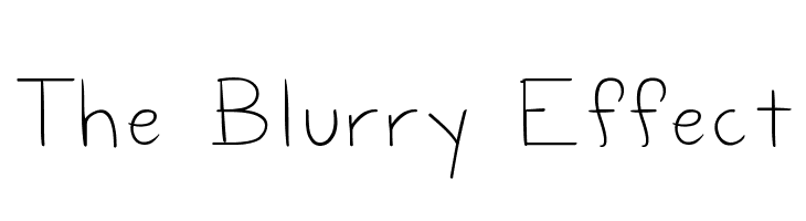 The Blurry Effect لخطوط تنزيل