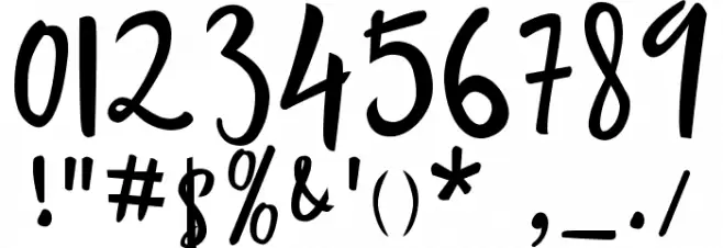 The Boardy Font OTHER CHARS