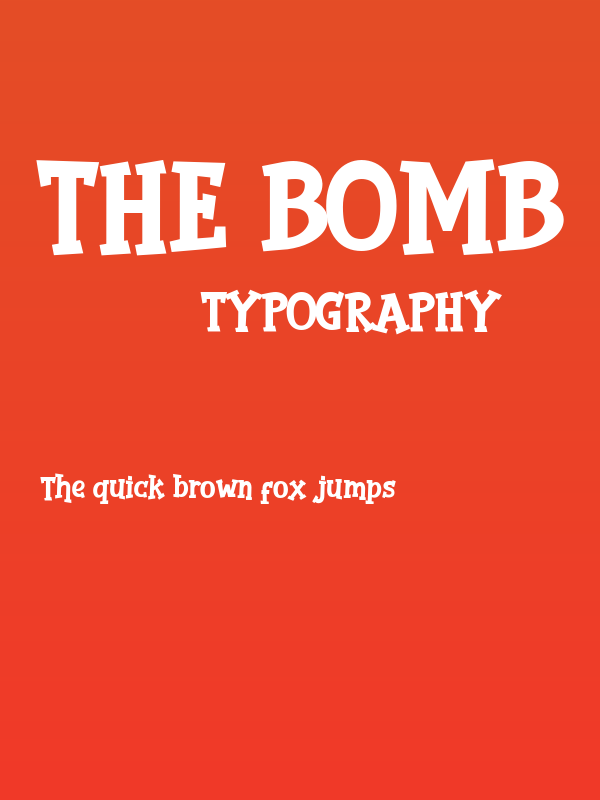 The Bomb Poster