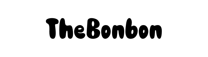 The Bonbon  les polices de caractères gratuit tlcharger