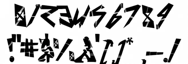 The Bossman Font OTHER CHARS