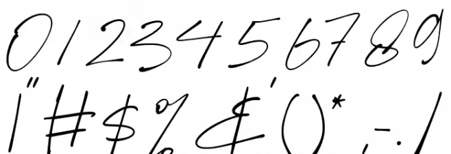 The Boston Font OTHER CHARS