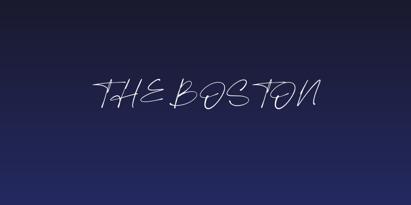 The Boston Social Header