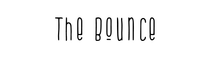 The Bounce  Descarca Fonturi Gratis