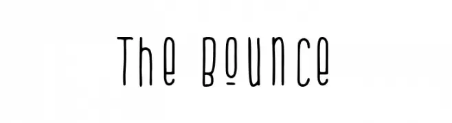 The Bounce  Descarca Fonturi Gratis