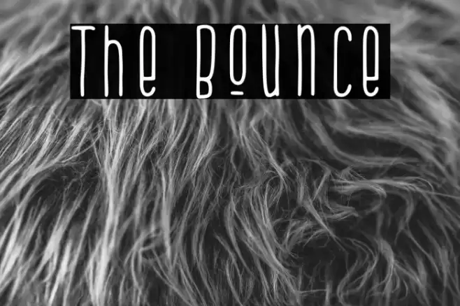 The Bounce Font examples