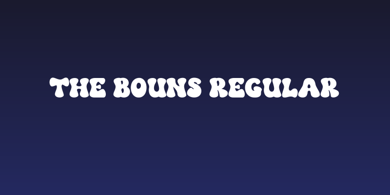 The Bouns Regular Social Header