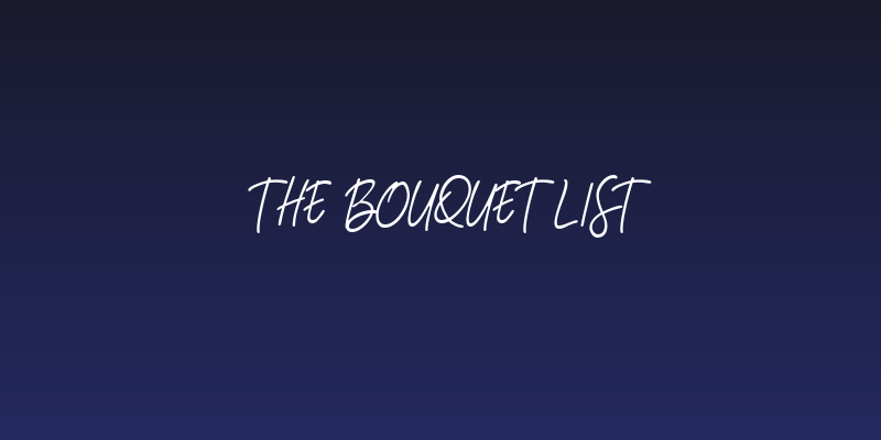 The Bouquet List Social Header