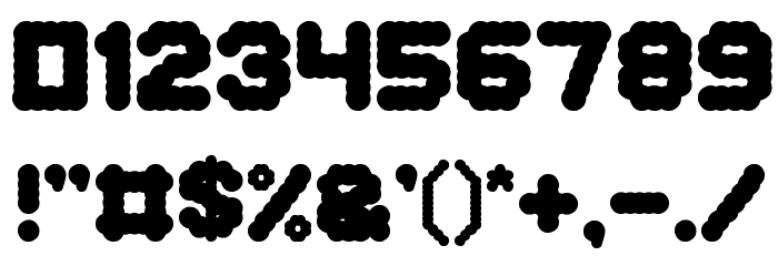 The Brain Font OTHER CHARS