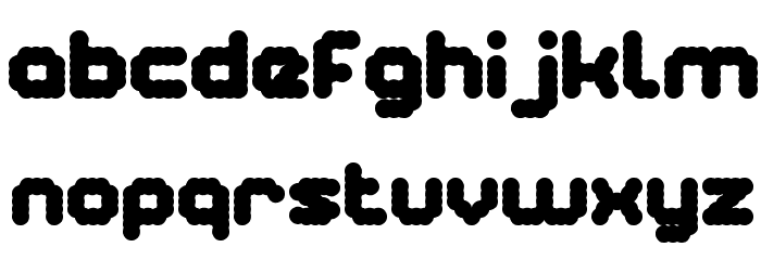 The Brain Font LOWERCASE