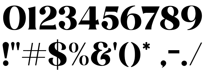 The Brande and Lotaline Font OTHER CHARS