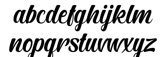 The Brands Font LOWERCASE
