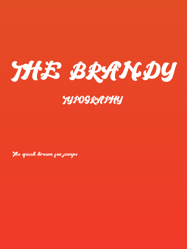 The Brandy Poster