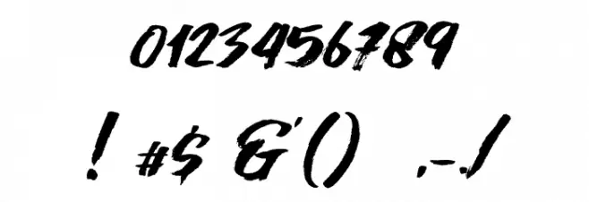 The Brat Font OTHER CHARS