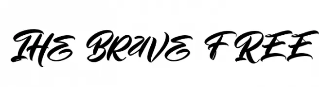 The Brave FREE  Frei Schriftart Herunterladen