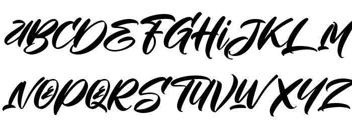The Brave FREE Font LOWERCASE