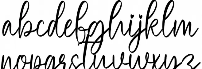 The Breathe Schriftart Kleinbuchstaben