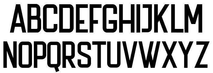 The Bredan Sans Font LOWERCASE