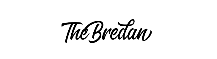 The Bredan   Скачать бесплатные шрифты