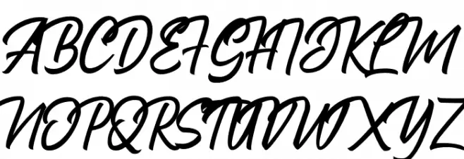 The Bredan Schriftart Groß