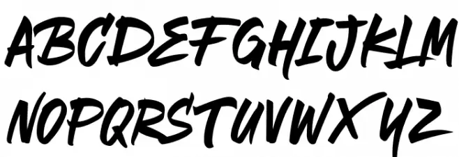 The Bregym Schriftart Groß