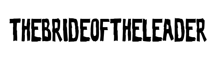 The Bride of the Leader 字体
