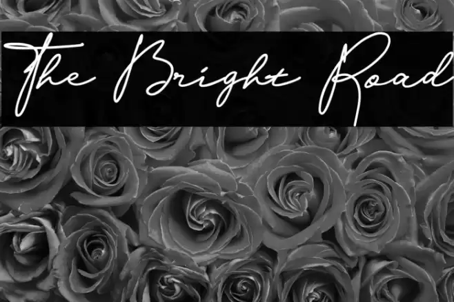 The Bright Road Font examples