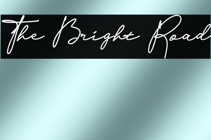 The Bright Road Example 2