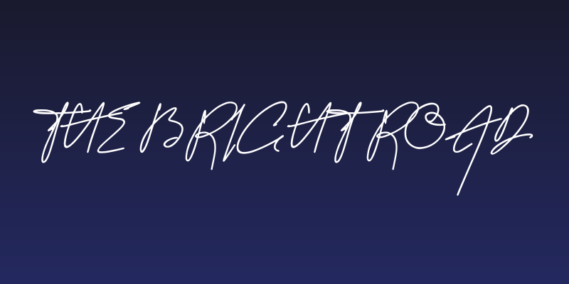 The Bright Road Social Header