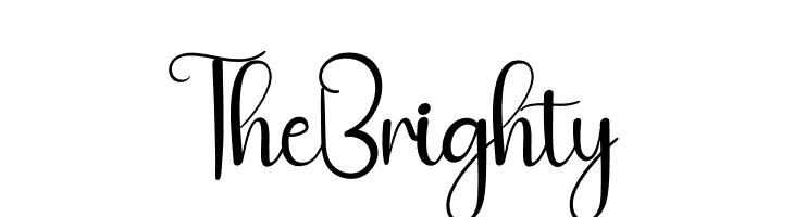 The Brighty  Скачать бесплатные шрифты