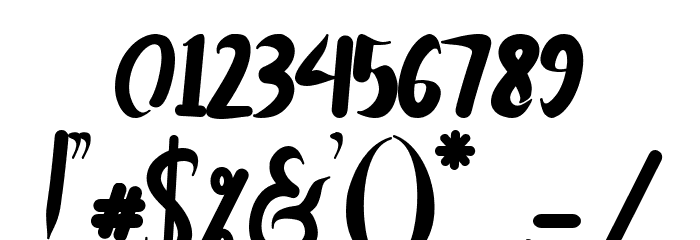 The Brilliant Font OTHER CHARS