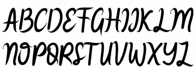 The Brilliant Schriftart Groß