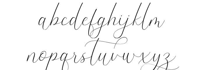The Britney Font LOWERCASE