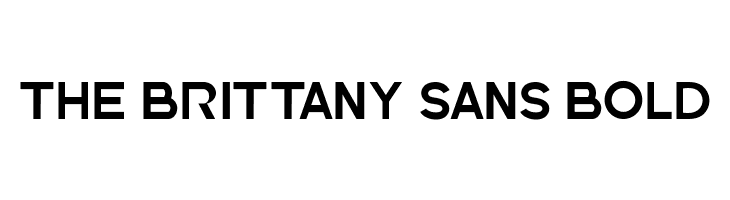 The Brittany Sans Bold  免费字体下载