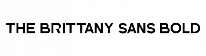 The Brittany Sans Bold  Frei Schriftart Herunterladen
