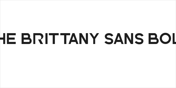 The Brittany Sans Bold Logo
