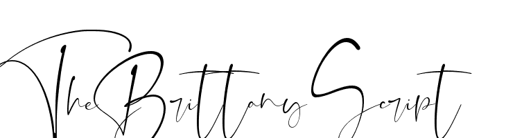 The Brittany Script फ़ॉन्ट